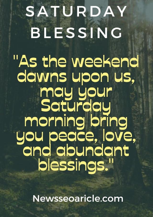 Best Saturday Morning Blessings Quotes images