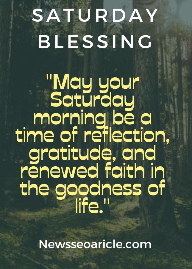 Blessings Saturday Morning Images