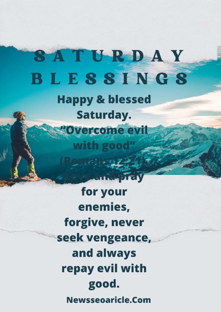 Happy Blessed Saturday