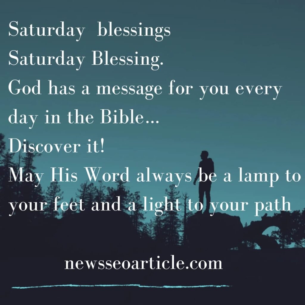 Positive Saturday Blessings