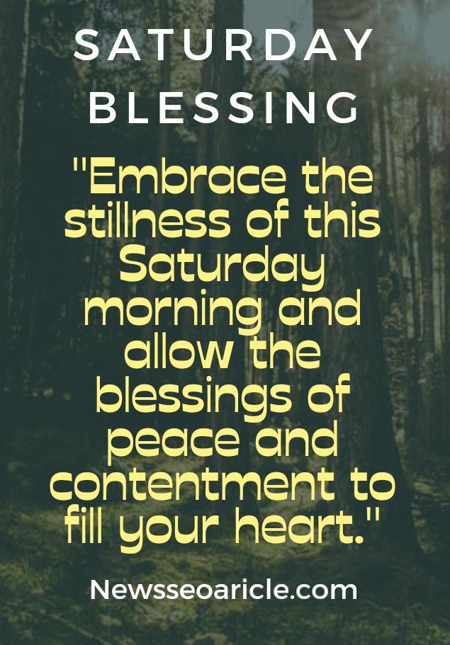 Saturday Morning Blessings Pic