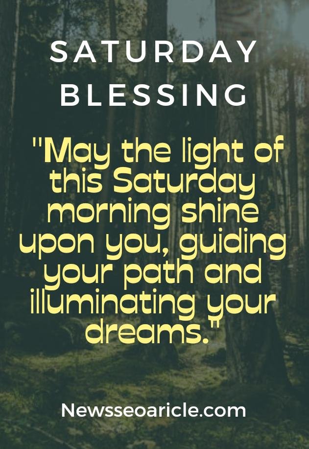 Saturday Morning Blessings Quotes Pic