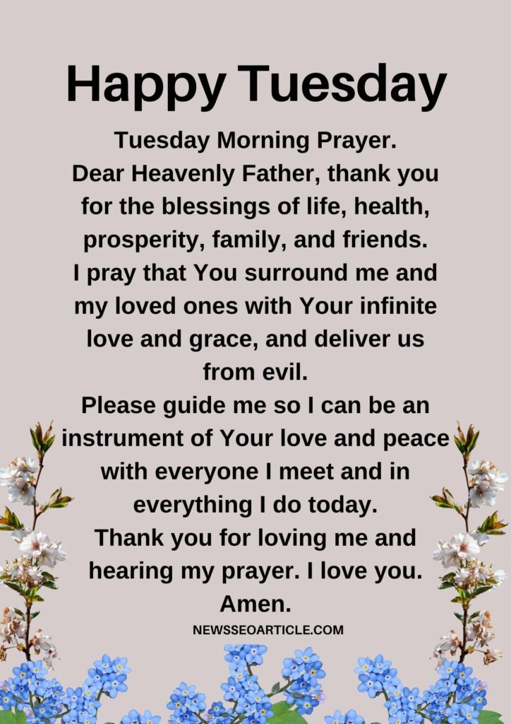Tuesday Blessings: 10 Blessings & Prayers For Your Morning - Pray With  Confidence