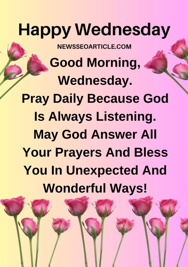 Wednesday Morning Blessings Images 