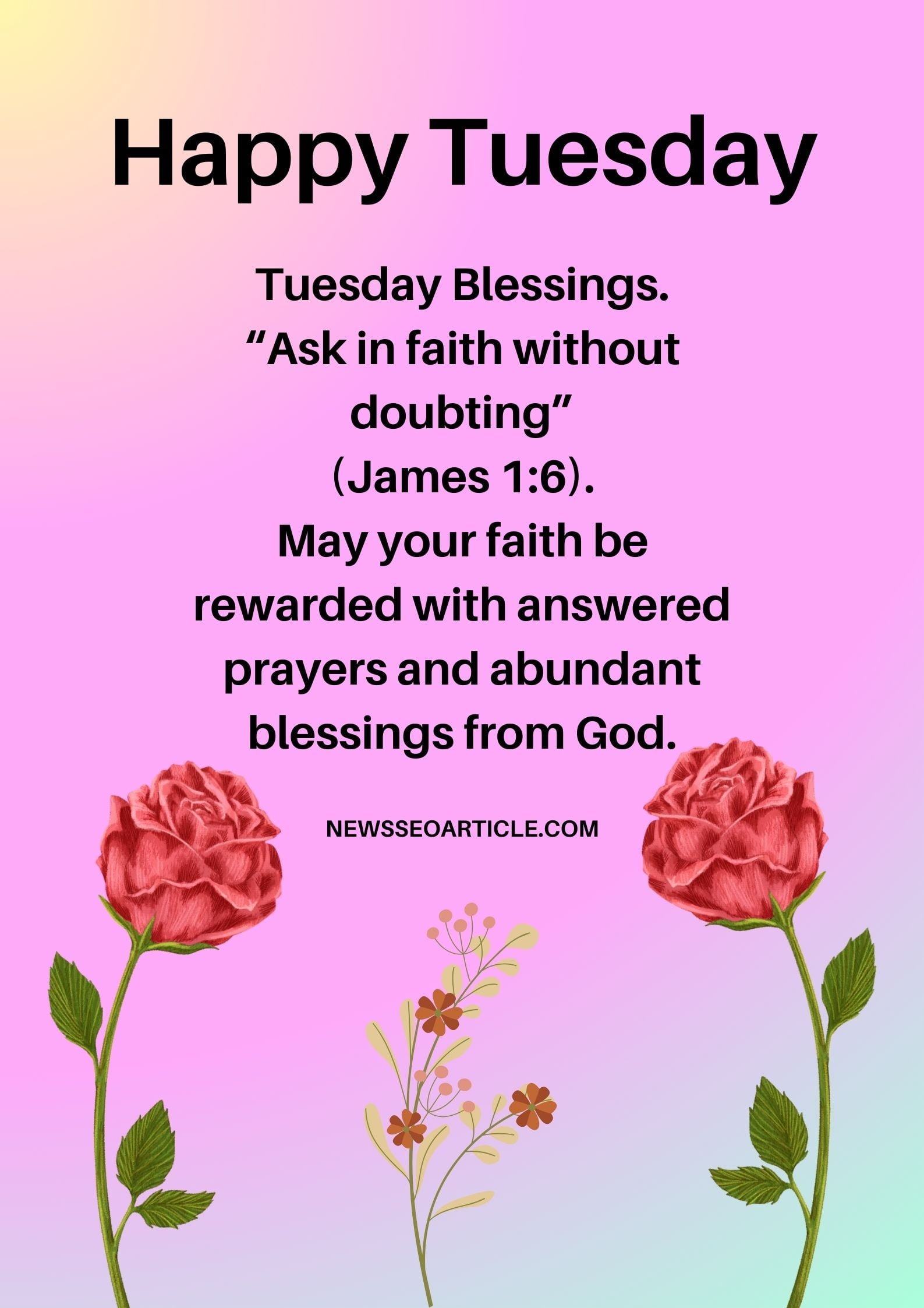 102 Best Tuesday Morning Blessings Images And Quotes | News Seo Article