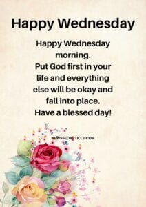 100 Best Wednesday Morning Blessings Images And Quotes | News Seo Article