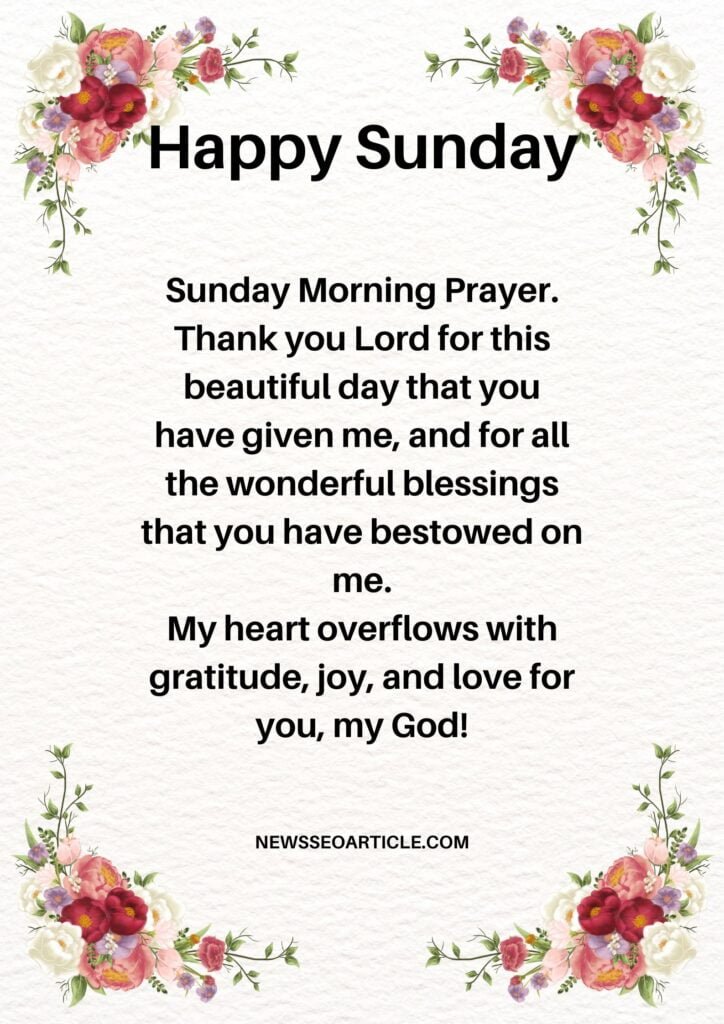 Positive Sunday Blessings
