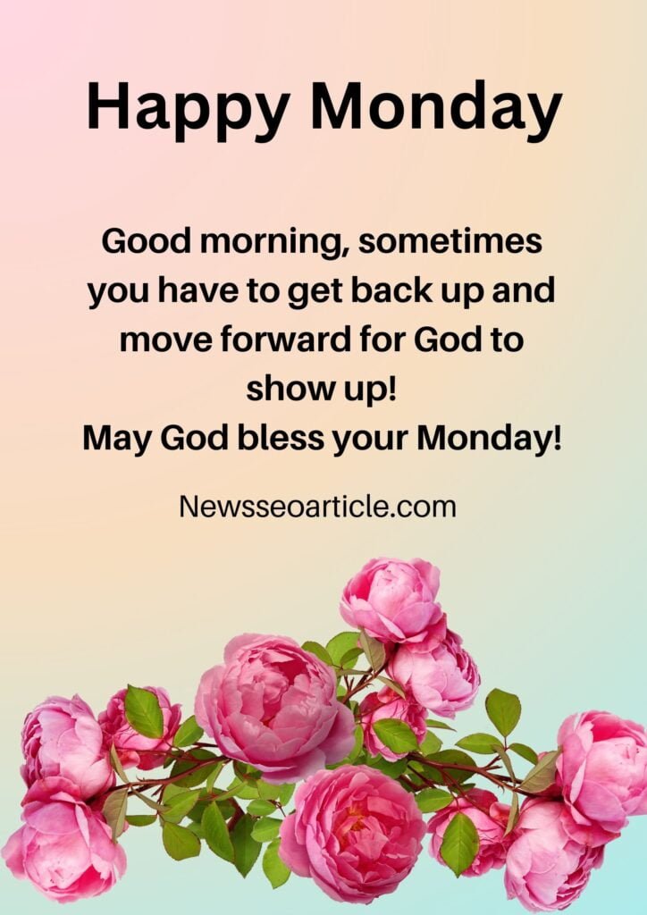 Monday new week blessings