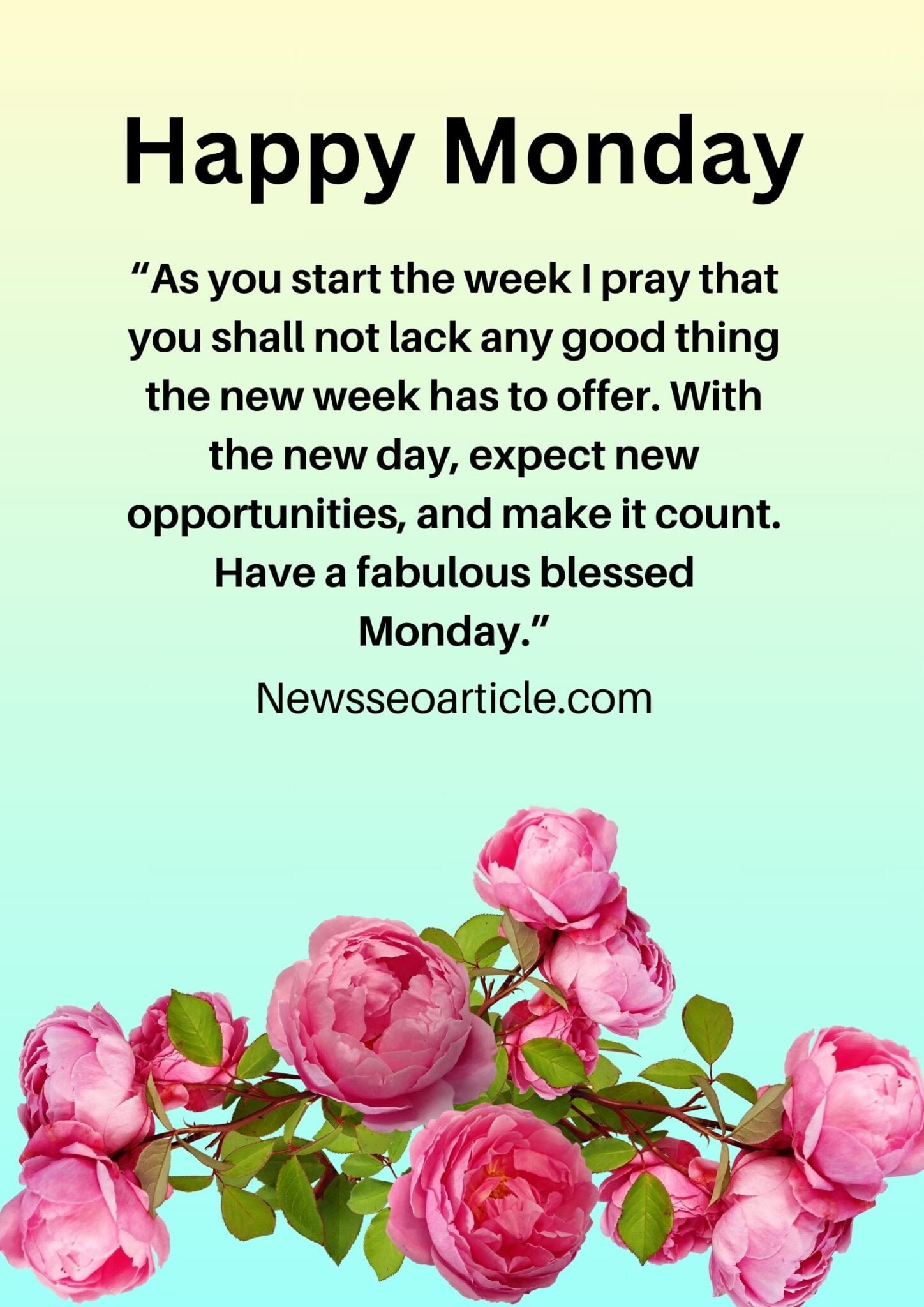 100 Best Monday Morning Blessings Images And Quotes | News Seo Article