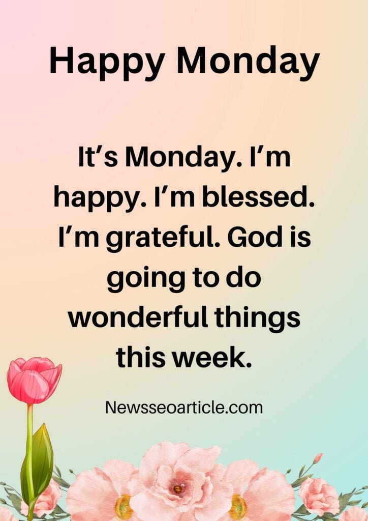 good morning blessed week