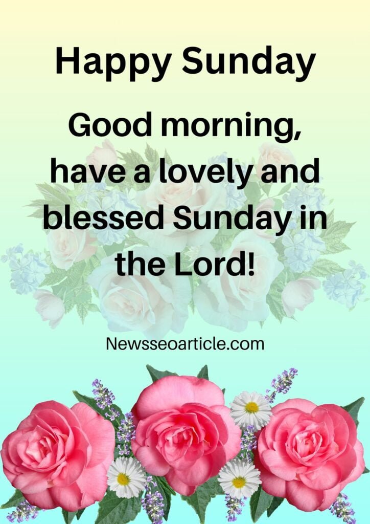 Blessed sunday family