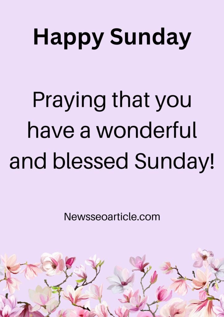 Have A Blessed Sunday Evening