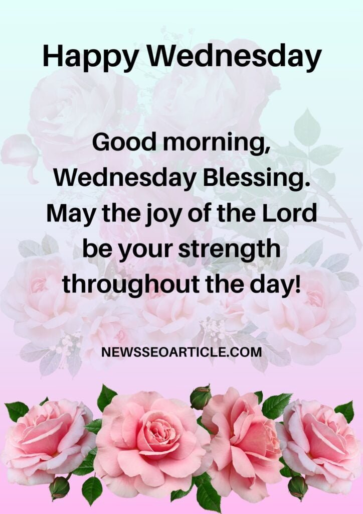 Wednesday good morning blessings images