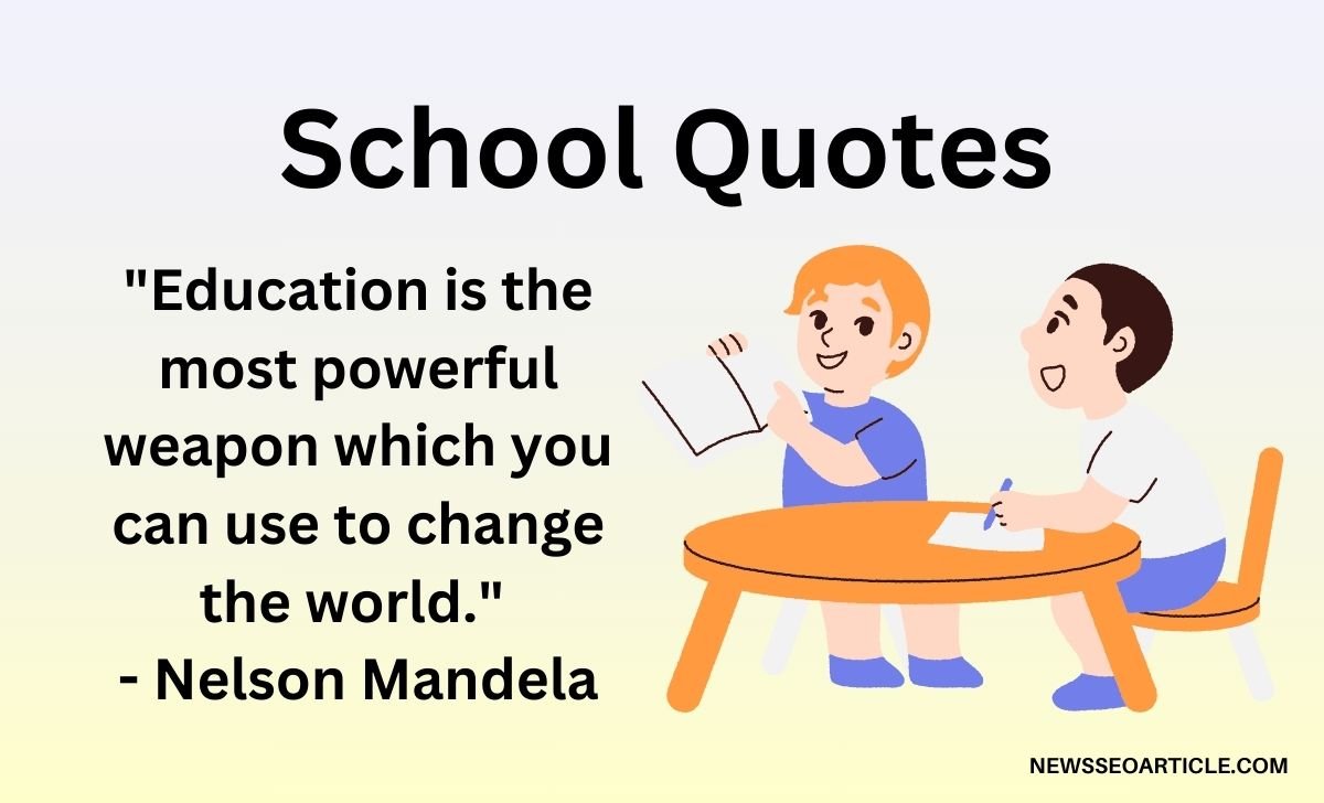 Inspirational School Quotes for Students